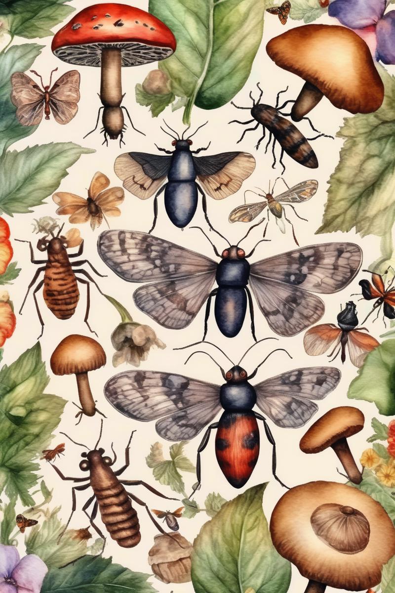 00062-566553998-_lora_Maria Sibylla Merian Style_1_Maria Sibylla Merian Style - ANIMALS FLORAL & BOTANICAL FLOWERS FOOD FOOD & DRINK INSECTS & B.png